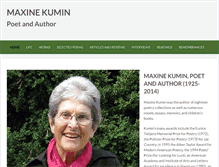 Tablet Screenshot of maxinekumin.com